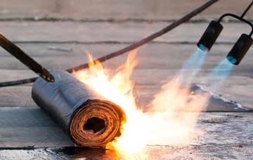 Spanish Green asphalt flat roofing repairs